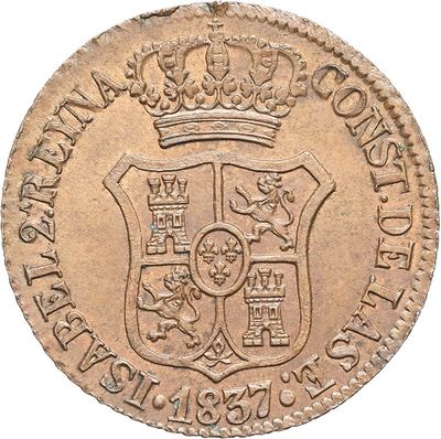 a close up of a coin with a crown on top of it