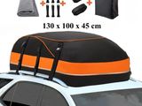 a picture of a car with luggage on top of it