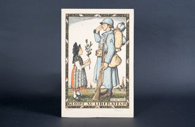 une carte sur laquelle figurent un homme et une femme