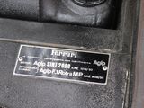 a close up of a car ' s dashboard with a clock on it