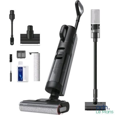 a close up of a vacuum cleaner and other cleaning supplies