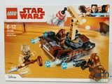 the lego star wars set is in the box on the table