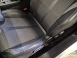 a close up of a seat in a car