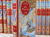 an image of a book with a picture of a ship on it