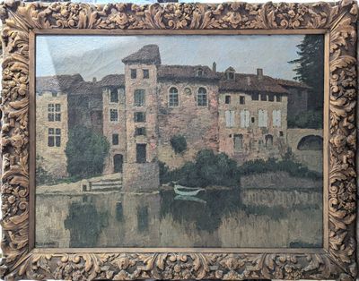 Pierre LABROUCHE (1876-1956) Vieilles maisons à Saint-Antoni…