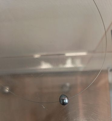 Collier en câble métallique orné d'une perle de Tahiti (8 mn…