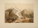 une photo d'une photo représentant un paysage de montagne