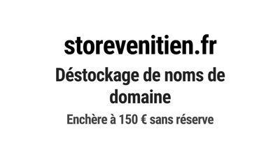 Nom de domaine storevenitien.fr.