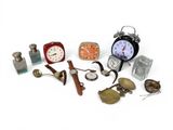 a lot of items that are sitting on a white surface