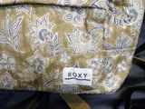 a close up of a bag with a label on it