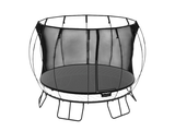 an image of a trampol with a net on top of it