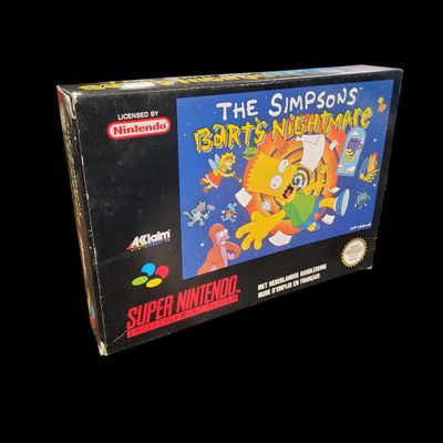 Super Nes - Jeu : The Simpson's Bart's Nightmare. - Photo 1