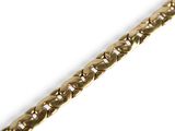 an image of a close up of a gold chain on a white background