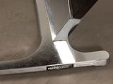 a close up view of a knife on a table