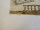 un dessin représentant un bâtiment sur lequel figure une horloge