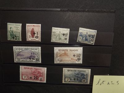 a display case with a lot of stamps on it
