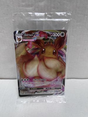 a close up of a card in a plastic bag on a table