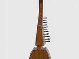 an image of a wooden instrument on a white background