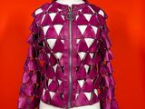 a close up of a mannequin jacket on a mannequin mannequin