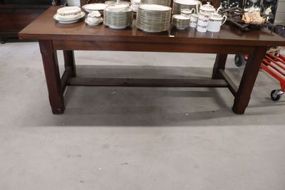 Table de ferme en chêne, moderne.
