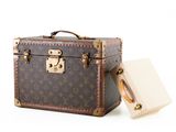 malle Louis Vuitton à motif Monogram avec intérieur en cuir