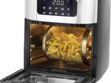 un gros plan d'un four à friture contenant un panier rempli d'aliments