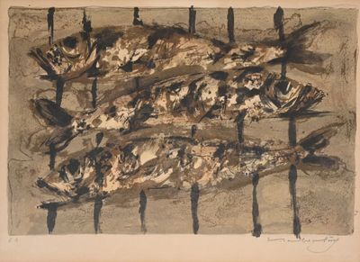 an image of a drawing of fish on a piece of paper