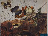 an image of a picture of a painting of butterflies and moths