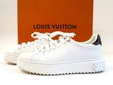 louis vuitton white leather sneakers