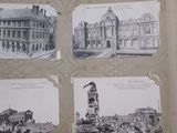 many pictures of old buildings in this book