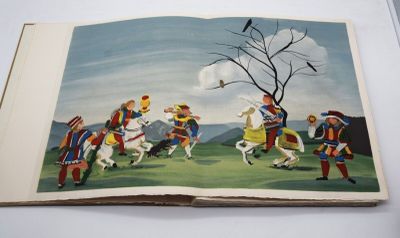 Elemir Bourges. Amis et amille mystère du XIVe siècle, litho…