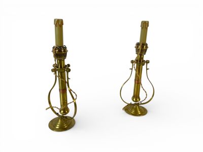 9/ ANGLETERRE, début XXe siècle Paire d’appliques de bateau …