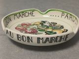 a small bowl with a design on it on a table