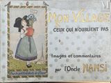 une carte sur laquelle figure l'image d'une petite fille tenant une fleur