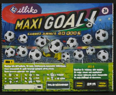 a picture of a box of soccer balls on the table