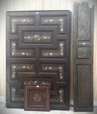 several pieces of furniture that are sitting on the ground