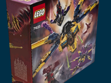 a box of legos with a picture of a dragon on it