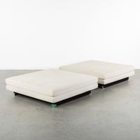 Ceccotti Collezioni, paire de grands poufs ou lits de repos,… (photo 2)