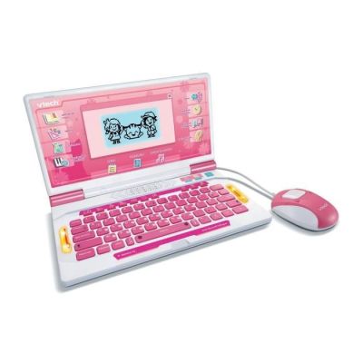 10145-94 / VTECH - GENIUS XL ORDI ÉDUCATIF BILINGUE ROSE - Rose - Ordi - Photo 1
