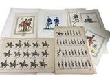 a lot of different types of military uniforms on this page