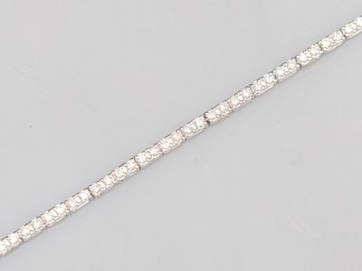 a diamond bracelet, by cartier