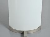 an image of a lamp with a white shade on it