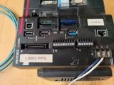 an image of a close up of a computer on a table
