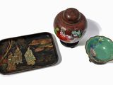 three different types of decorative items on the table