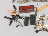 a lot of tools that are laying out on the table