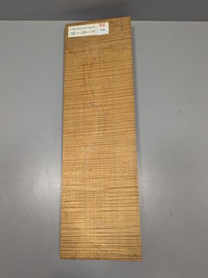 Fond en érable pour violon, ~45cm