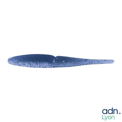 a close up of a plastic fishing lure on a white background