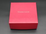 the box is red and has a white logo on it