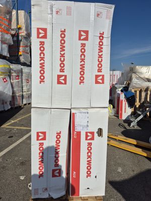 Lot d'environ 168ml de rouleau isolant alu Marque : Rockwool…