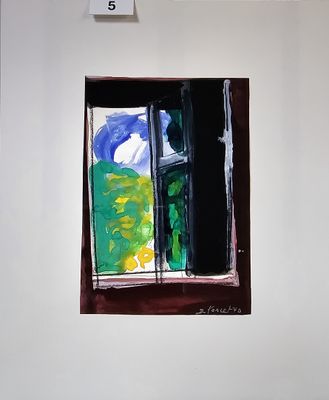 une image d'un tableau sur le mur d'une pièce
